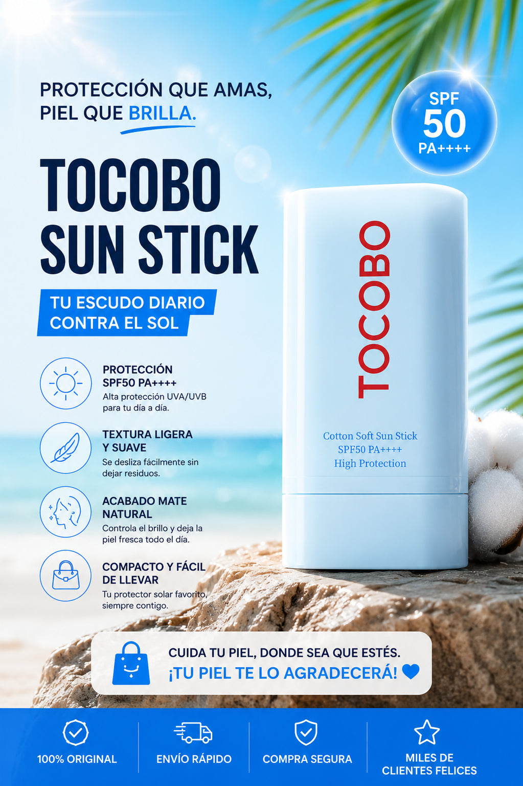 Protector Solar TOCOBO Barra