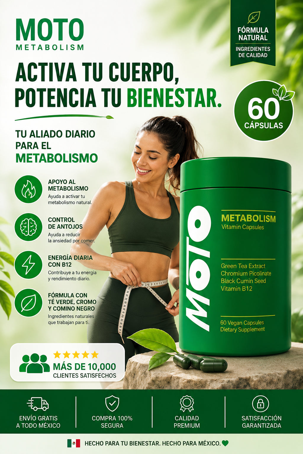 Suplemento Moto Metabolismo 60 Cap