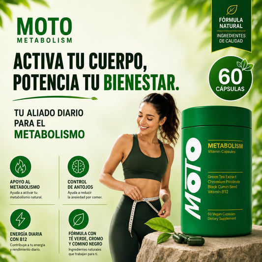 Moto Metabolismo: Ayuda a acelerar tu metabolismo