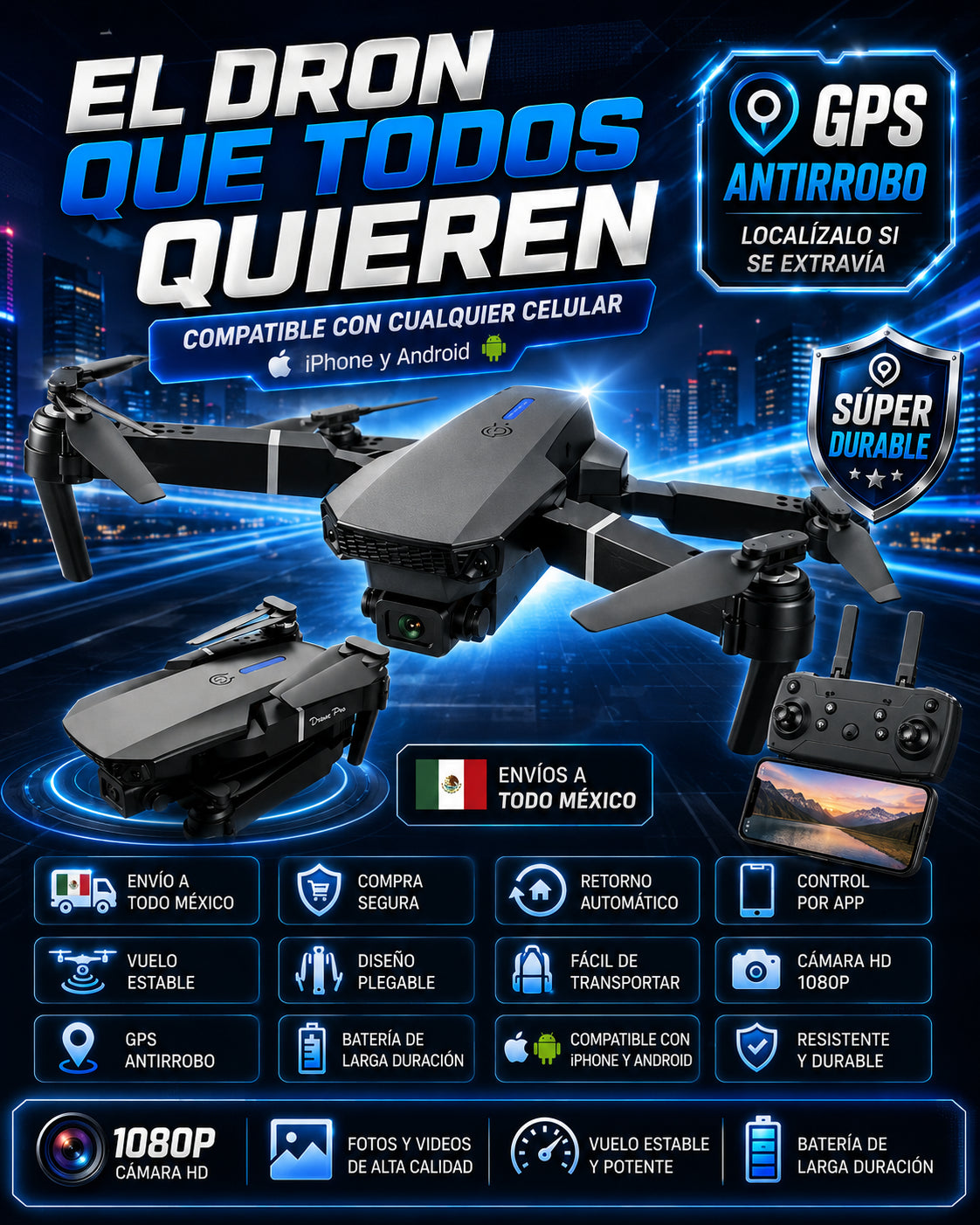 Dron Camara 4K Ultra Pro Max Drone